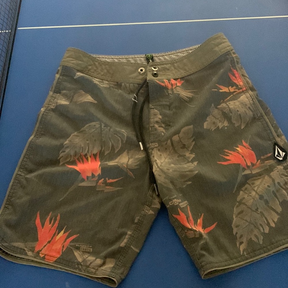 Volcom I’m kid shorts can fit up too 13-14 years of age